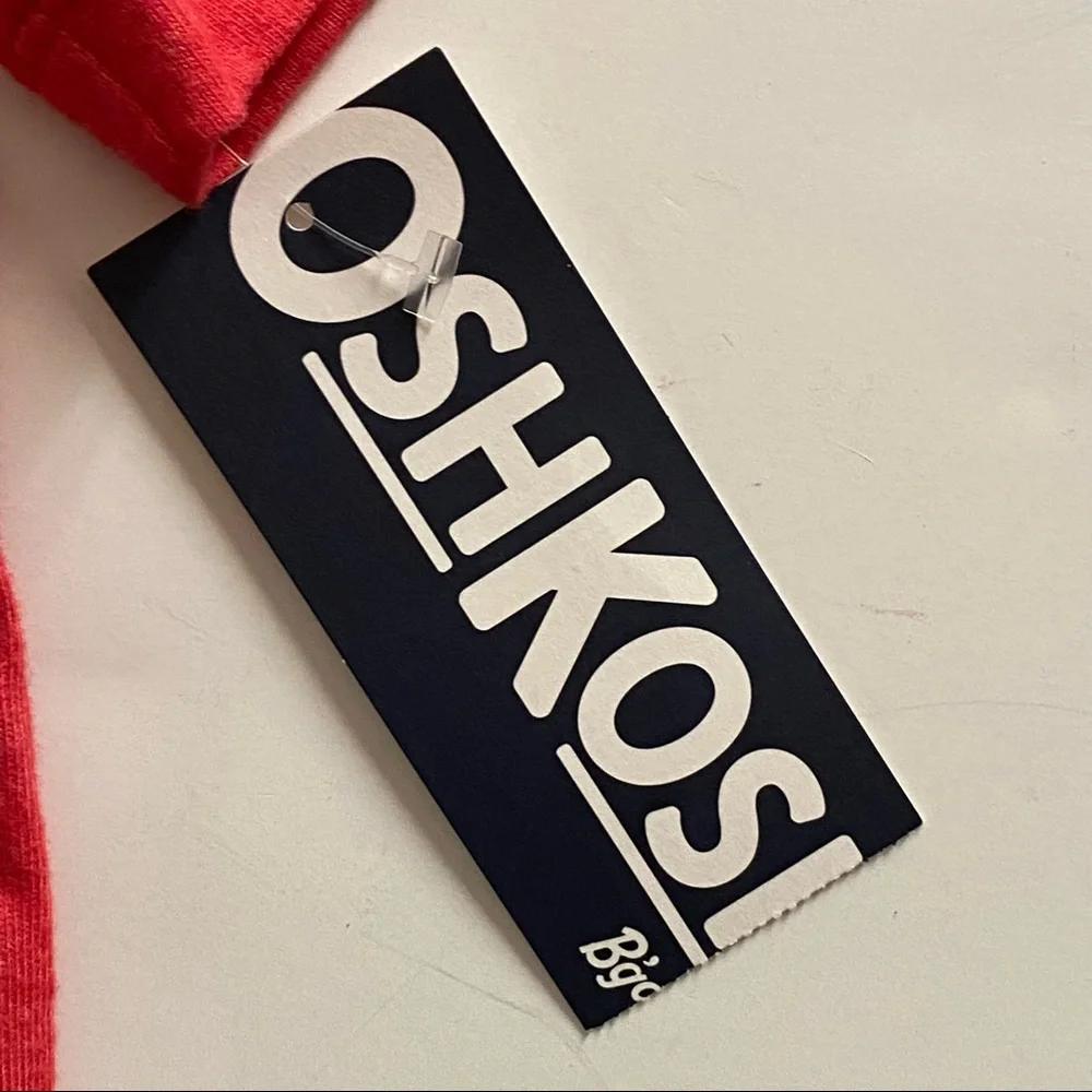 OshKosh B'gosh boys shirt size 2T Red Polo new NWT cotton Blend 24 months